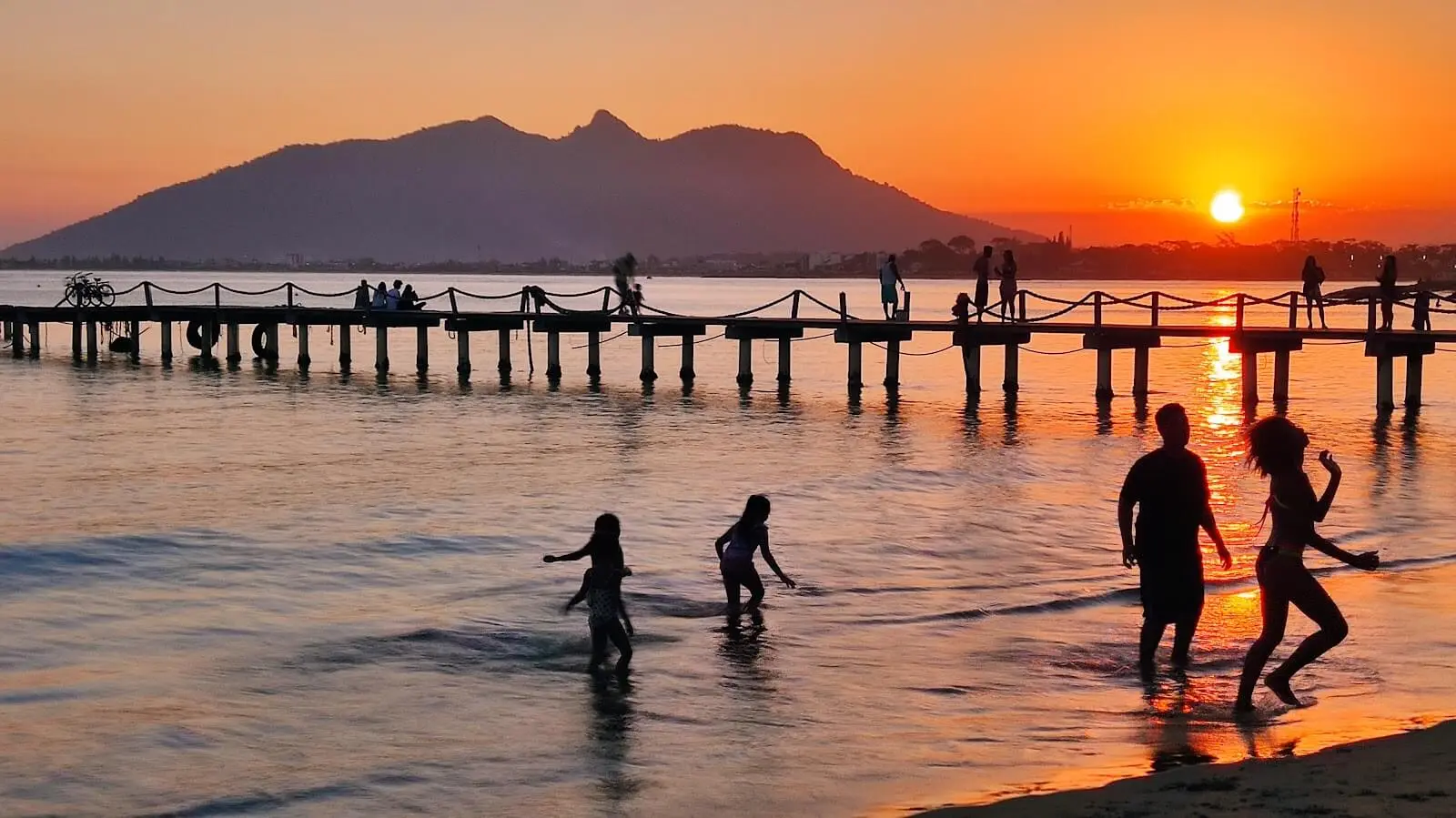 Praia da Boca da Barra - Pôr do sol